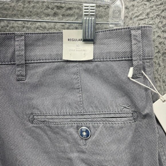 Brax Bellevill Shorts Mens 32 Gray Flat 9" Inseam New - Picture 5 of 15
